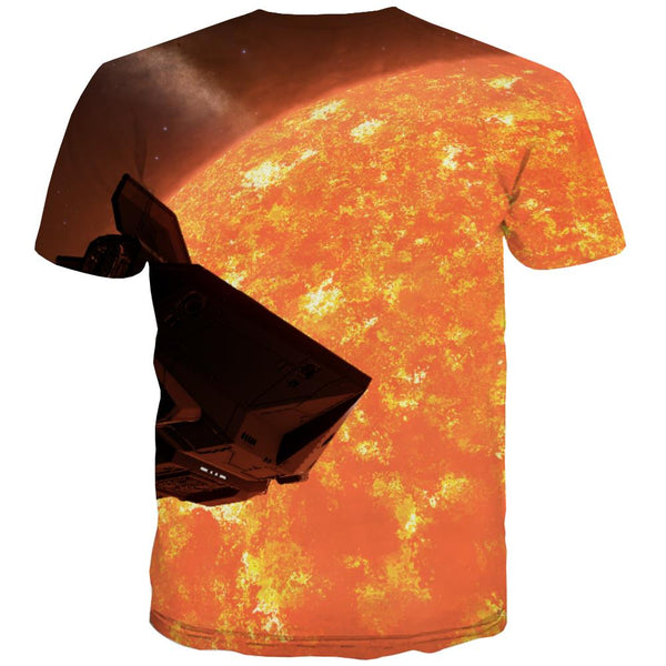 
t shirt Airship air ship Novelty 3D shirt art costume flying ship men Casual
                