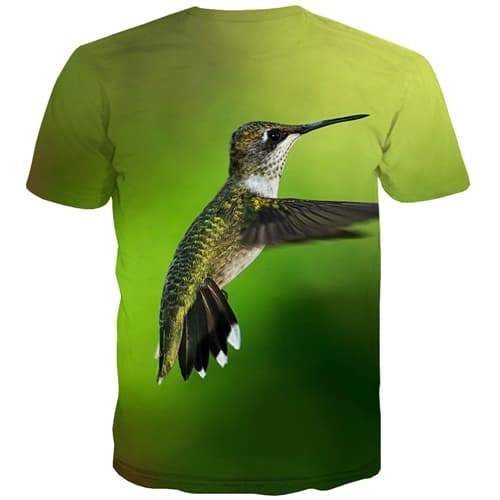 
Bird T shirts Men Funny Tshirts Cool Green Shirt Print Fly T-shirts Graphic Lovely T-shirts 3d Short Sleeve Hip hop Mens Tee Top - KYKU
                