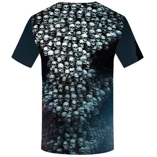 
Alien T shirts Men Skull Tshirts Novelty Punk Rock Tshirts Cool Gray Tshirt Printed Gothic Tshirt Anime Short Sleeve Fashion - KYKU
                