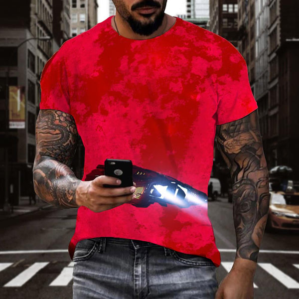 
Airship t shirt Novelty 3D shirt air ship art costume flying ship Casual men
                