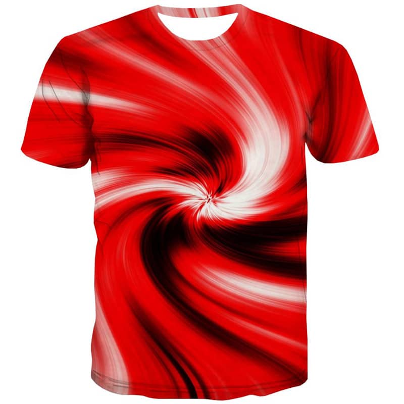 abstract tshirt  Print clothes personality  art costume men Casual fun geometric colorful art