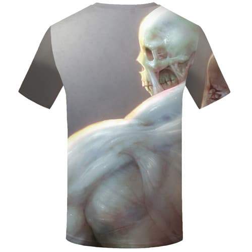 
Skull T shirts Men Harajuku Shirt Print Gray T shirts Funny Muscle Tshirt Printed Punk Rock Tshirts Novelty Short Sleeve Fashion - KYKU
                