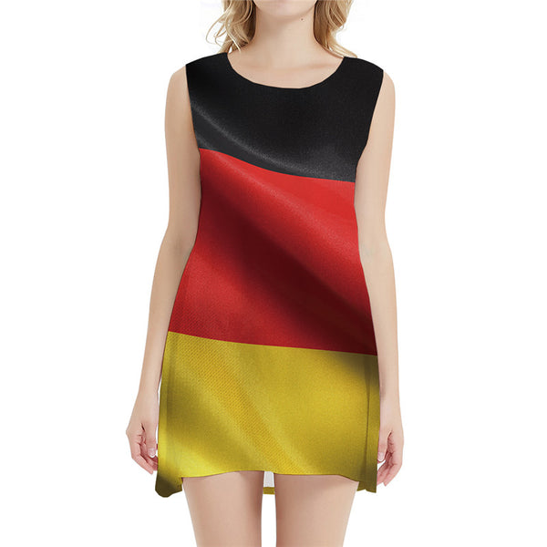 
German Flag Dress Women Colorful Vestido Sexy Germany Office Harajuku Sundress Gothic Short Womens Clothing Casual
                
