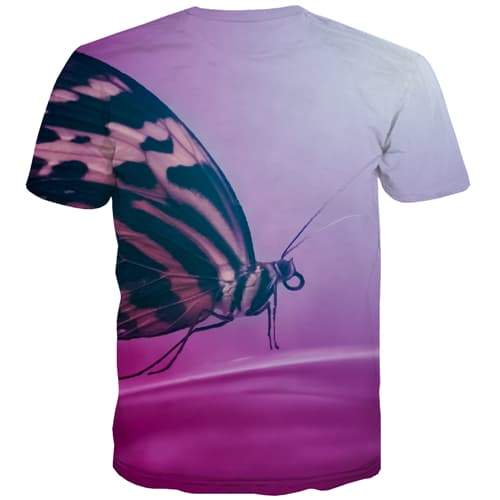 
Butterfly T-shirt Men Animal Tshirts Cool Hip Hop T-shirts Graphic Harajuku T-shirts 3d Purple Tshirt Anime Short Sleeve summer - KYKU
                