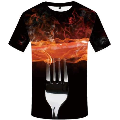 Buddha T shirts Men Fire T-shirts 3d Yinyang Tshirts Novelty Galaxy Space T-shirts Graphic Flame Shirt Print Short Sleeve summer - KYKU