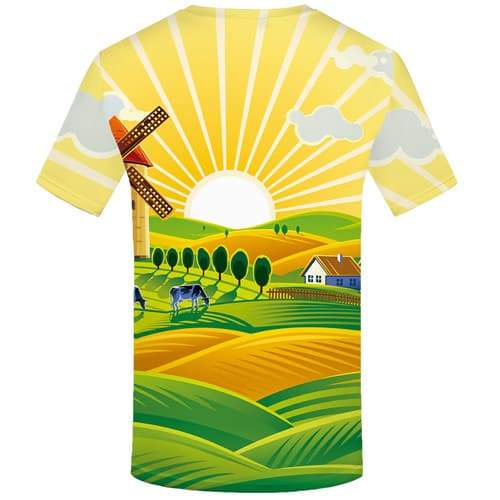 
Windmill T-shirt Men Netherlands Tshirts Novelty Cartoon T-shirts Graphic Harajuku Tshirts Cool Animal Tshirt Printed - KYKU
                