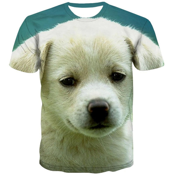 
shirts Little White dog shirt tee Puppy Cute Pets art costume Casual man big Smart dogs
                
