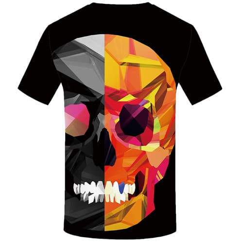 
Skull T shirts Men Geometric Tshirts Novelty Colorful Tshirt Anime Graffiti Tshirts Casual Black Shirt Print Short Sleeve - KYKU
                