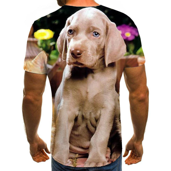 
t shirt animaldocile pets CasualCasual cat and dog men art costume
                