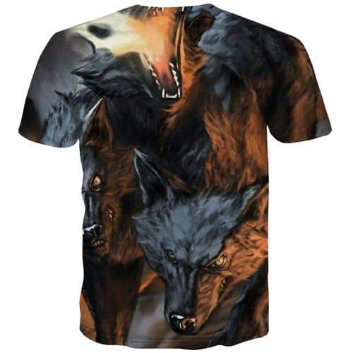 
Wolf T shirts Men Animal Shirt Print Flame Tshirts Casual War T-shirts Graphic Vintage Tshirts Cool Short Sleeve T shirts Men - KYKU
                