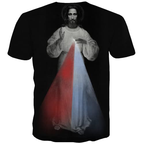 
Christian T-shirt Men Jesus Tshirt Anime Peace Tshirt Printed Leisure Tshirts Casual Black Tshirts Novelty Short Sleeve T shirts - KYKU
                