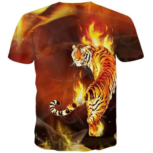
Tiger T shirts Men Animal Tshirt Printed Flame T-shirts Graphic Galaxy Space Shirt Print Fire Tshirt Anime Short Sleeve Fashion - KYKU
                