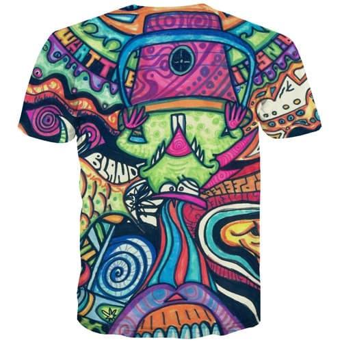 
Elf T shirts Men Psychedelic T shirts Funny Anime Tshirt Anime Abstract Shirt Print Colorful T-shirts Graphic Short Sleeve - KYKU
                