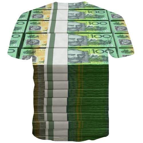 
Australian Dollar T shirts Men Money T-shirts 3d Harajuku Tshirts Novelty Australia Tshirt Anime Psychedelic Shirt Print - KYKU
                