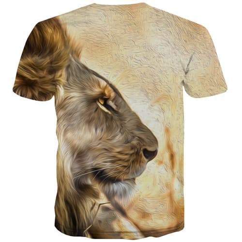 
Animal T shirts Men Lion T shirts Funny Abstract T-shirts Graphic Dizziness Tshirt Anime Hip Hop Tshirts Casual Short Sleeve - KYKU
                