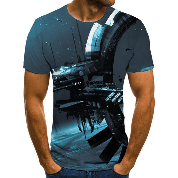 Airship t shirt air ship clothing art costume flying ship Cool men