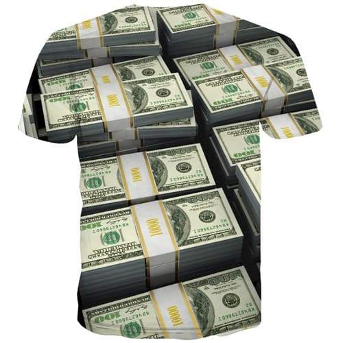 
Dollar T-shirt Men Harajuku Tshirts Novelty Money Tshirts Casual United States T-shirts 3d Gothic Tshirt Printed Short Sleeve - KYKU
                