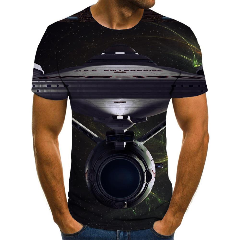 t shirt Airship air ship Casual Casual flying ship men art costume
