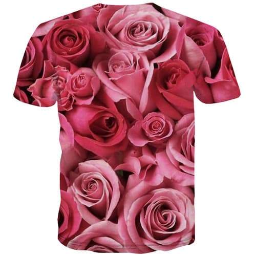 
Rose T-shirt Men Flower Tshirts Casual Harajuku Shirt Print Pink Tshirt Anime Novel Tshirts Cool Short Sleeve T shirts Men women - KYKU
                
