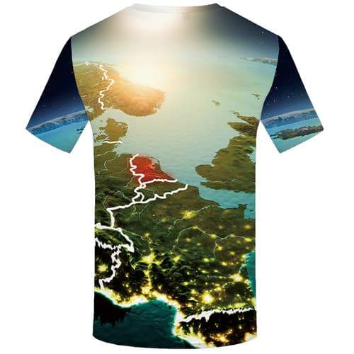 
World Map T-shirt Men Forest T-shirts 3d Ocean Tshirts Cool Harajuku T shirts Funny Gothic Tshirts Novelty Short Sleeve summer - KYKU
                