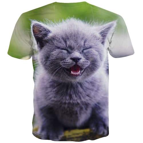 
Animal T shirts Men Cat Tshirts Cool Lovely Tshirts Novelty Funny T-shirts Graphic Anime Clothing Tshirts Casual Short Sleeve - KYKU
                