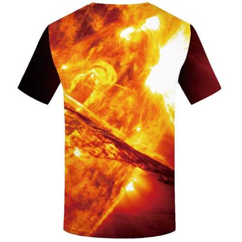 
Galaxy T-shirt Men Fire T-shirts 3d War Tshirt Anime Flame T shirts Funny Space T-shirts Graphic Short Sleeve Punk Rock Mens - KYKU
                