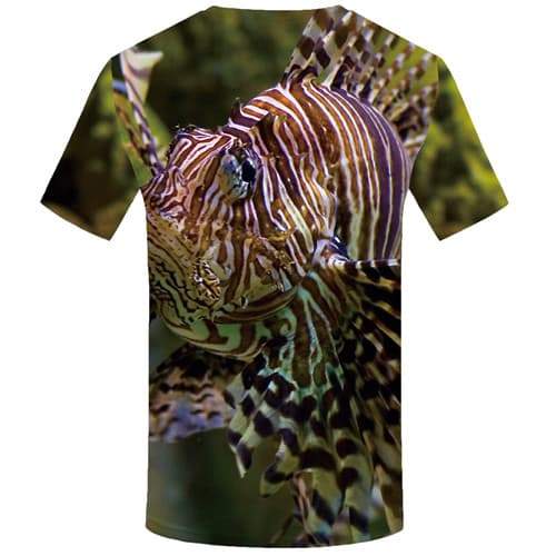 
Fish T-shirt Men Gothic Tshirts Novelty Animal Tshirt Printed Funny Tshirts Cool Tropical T shirts Funny Short Sleeve Fashion - KYKU
                