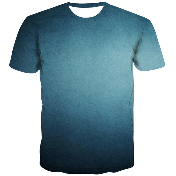 
blue center gradient shirt Print clothes special texture art costume Cool different men
                