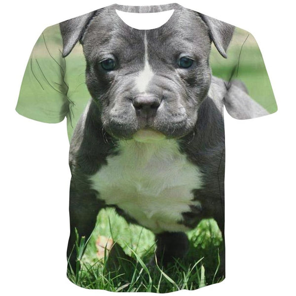 
dog tshirt Funny 3D t shirt Puppy Cute animal big Smart dogs men's Cool art costume
                