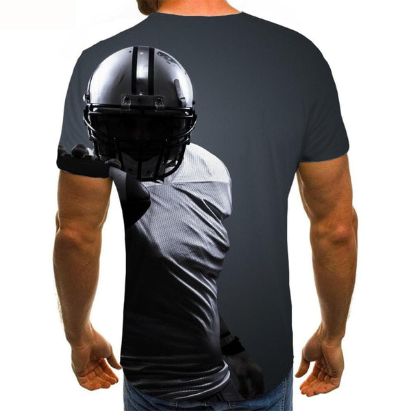 
Football T shirt Men Black Tshirts Casual Street T-shirts 3d Mens Clothing
                