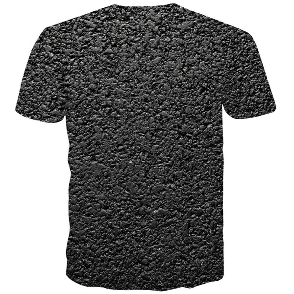 
Asphalt road texture tshirts special texture Novelty 3D shirt Cool men different art costume
                