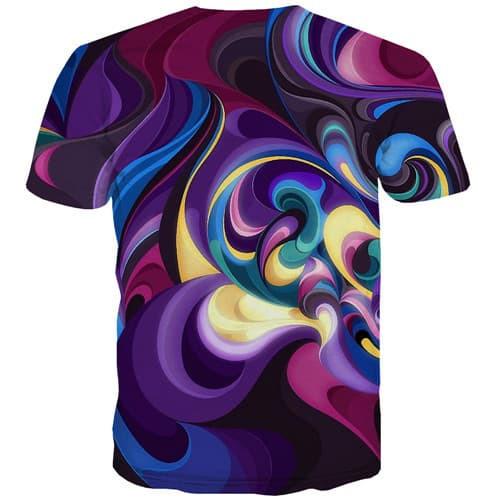 
Psychedelic T shirts Men Abstract Shirt Print Colorful Tshirt Printed Harajuku T-shirts 3d Short Sleeve T shirts Men/women Tee - KYKU
                