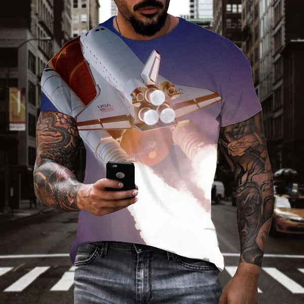 
shirt Airship clothing air ship flying ship Casual men art costume
                