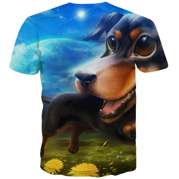 
cute dog t shirt clothing happy dog art costume men Cool puppy
                