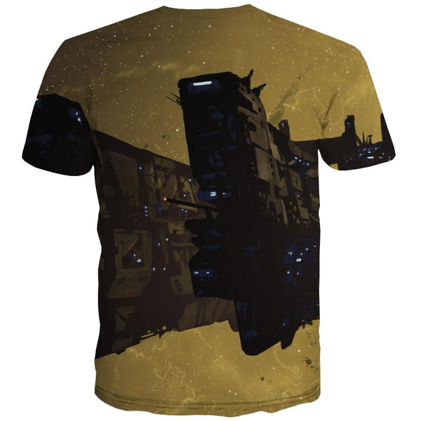 
tshirt Airship air ship Print clothes art costume men flying ship Casual
                