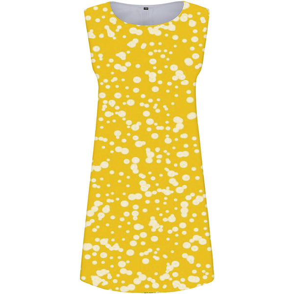 Graphics Dress Women Yellow 3d Print Paint Short Womens Clothing Elegant New