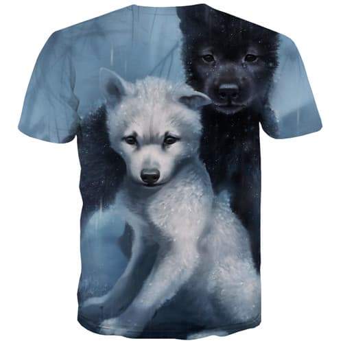 
Dog T shirts Men Animal Shirt Print Forest Tshirts Casual Lovely T-shirts 3d Harajuku T shirts Funny Short Sleeve Fashion Men - KYKU
                