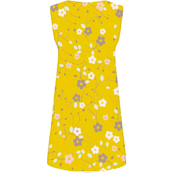 
Flower Dress Women Yellow Beach Hip Hop Vestido Sexy Casual Sexy Womens Clothing Vintage
                
