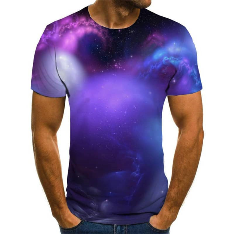 abstract tshirt  Print clothes personality  men's fun geometric colorful art Cool art costume