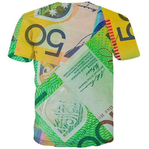 
Australian Dollar T-shirt Men Money Tshirt Anime Graffiti Tshirts Cool Colorful T shirts Funny Harajuku T-shirts 3d Short Sleeve - KYKU
                