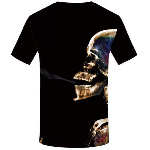 
Smoking Monkey T-shirt Men Skull T-shirts 3d Skeleton Tshirts Cool Black Tshirts Casual Punk Rock T-shirts Graphic Short Sleeve - KYKU
                
