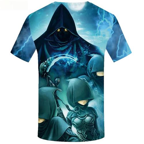 
Character T-shirt Men Blue Tshirt Printed Space T shirts Funny Lightning Tshirts Novelty Short Sleeve T shirts Men/women Tee
                