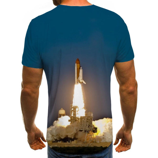 
t shirt Airship air ship Hip hop tshirt 3D Cool flying ship men art costume
                