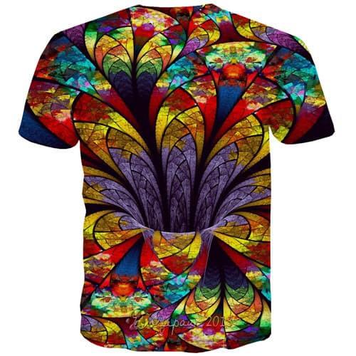 
Psychedelic T shirts Men Flower Tshirts Novelty Art Tshirt Anime Colorful Tshirts Casual Abstract T shirts Funny Short Sleeve - KYKU
                