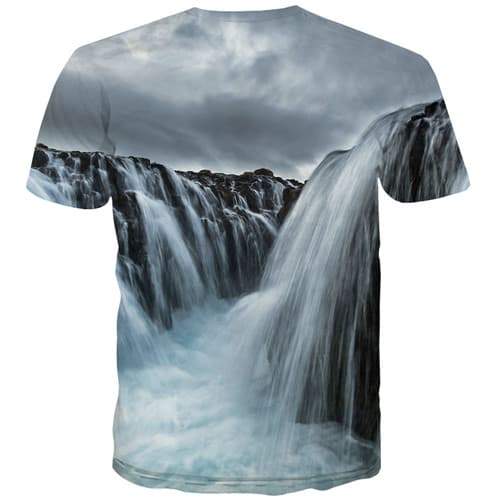 
Waterfall T-shirt Men Mountain Shirt Print Water Tshirt Anime Cloud Tshirts Casual Harajuku T shirts Funny Short Sleeve Hip hop - KYKU
                