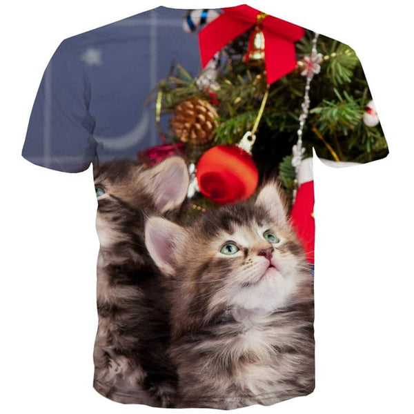 
shirt kitten top tee cat Cool art costume pet man
                