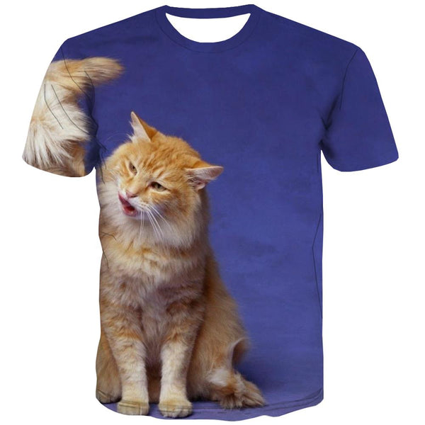 
animal tshirtNovelty 3D shirt docile petsCool men art costume cat and dog
                
