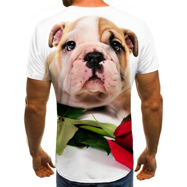 
shirts dog Puppy Cute Pets Print clothes art costume Cool men big Smart dogs
                