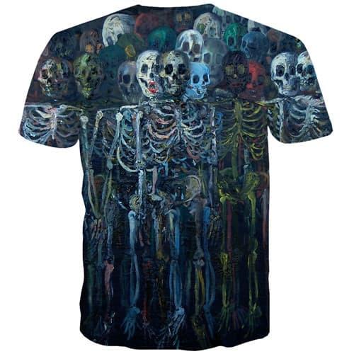 
Skull T-shirt Men Terror T-shirts Graphic Graffiti Tshirt Anime Skeleton T shirts Funny Funny Tshirts Cool Short Sleeve Hip hop - KYKU
                