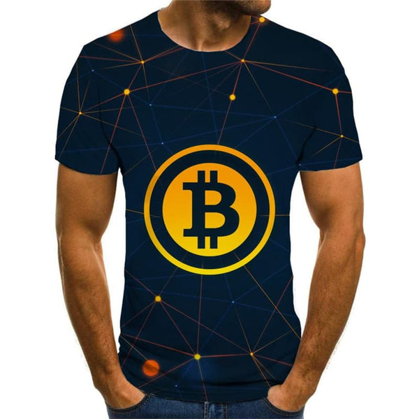 
Bitcoin T shirt Men Abstract Tshirt Printed Psychedelic T-shirts 3d Retro Tshirts Casual
                